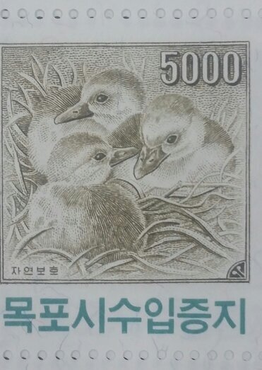 목포시수입증지(5,000원권)