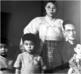 박화성과 그녀의 자녀들 가족사진