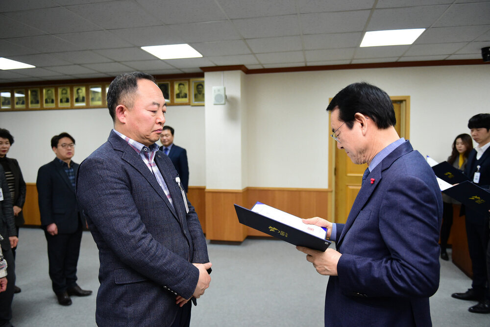 2019년도 상반기 5급이상 임용장교부
