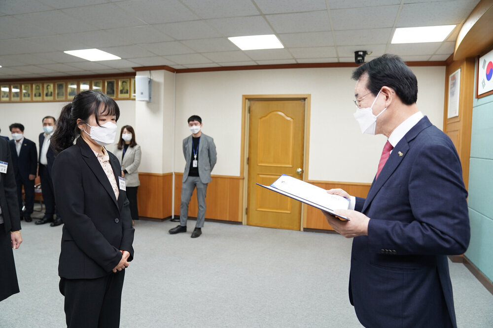 2020신규공무원 임용장 수여식 -