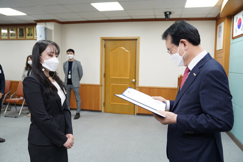 2020신규공무원 임용장 수여식 -