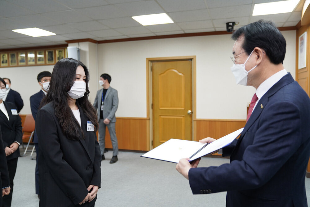 2020신규공무원 임용장 수여식 -