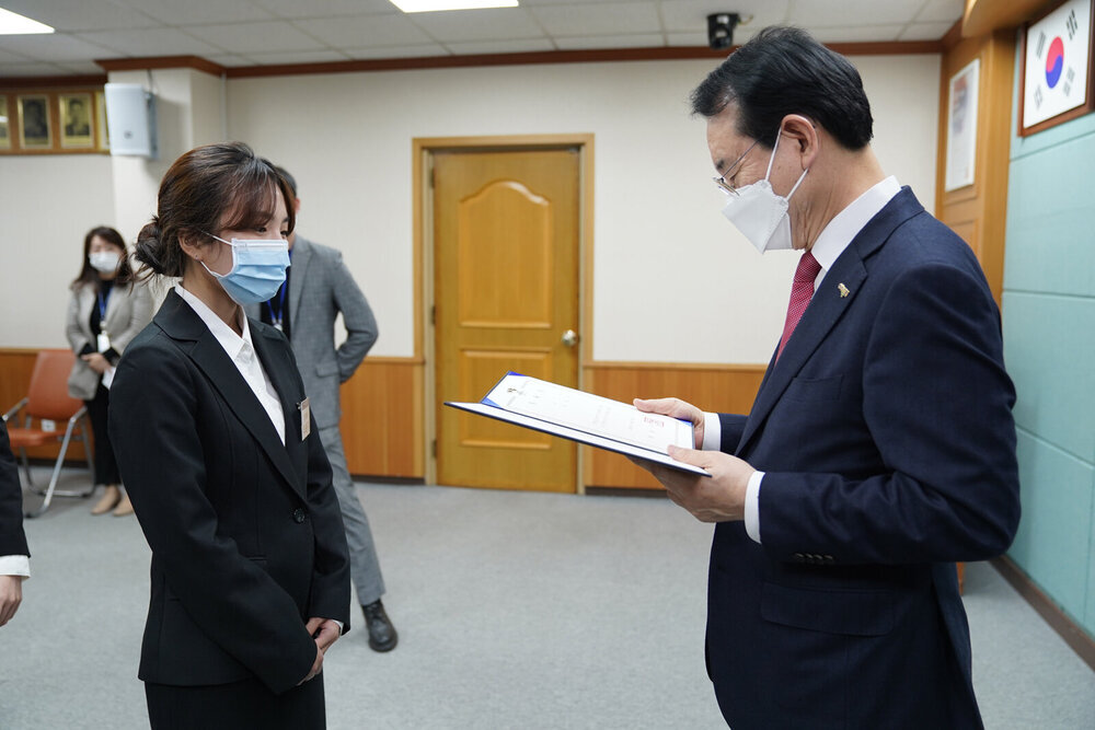2020신규공무원 임용장 수여식 -