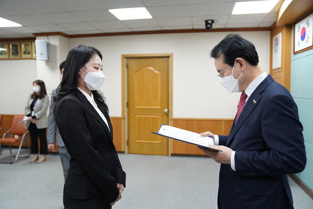 2020신규공무원 임용장 수여식 -