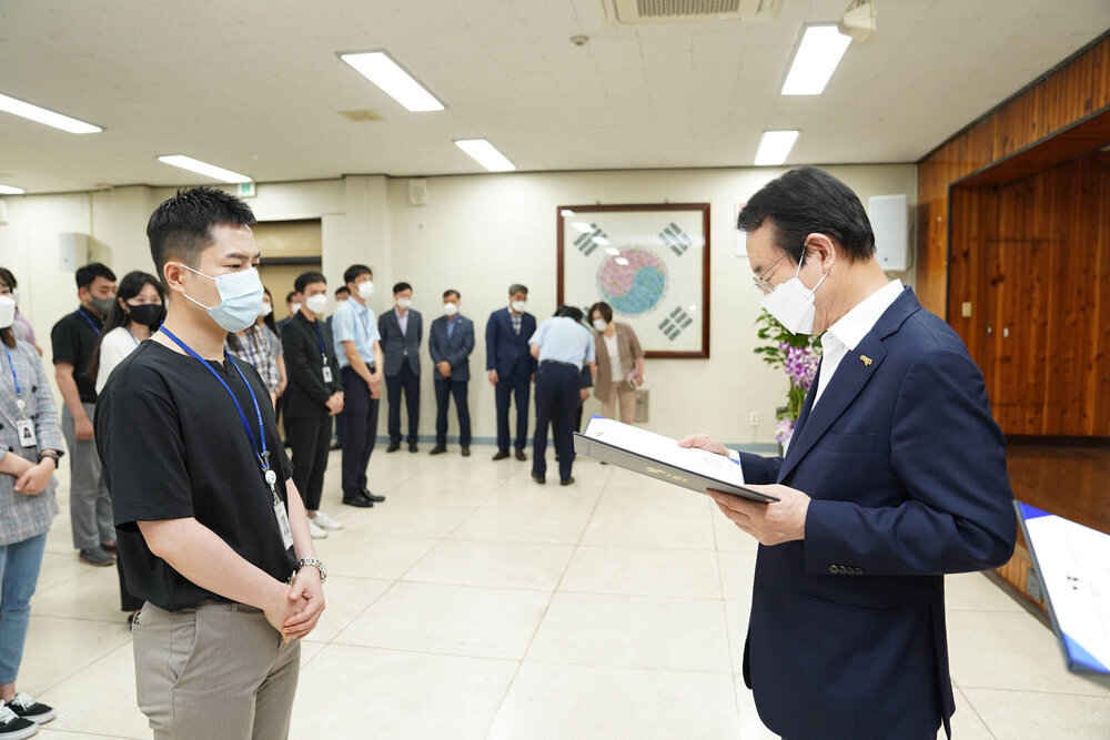 2021년도 하반기 4급 이하 정기인사 임용장 수여식 -1