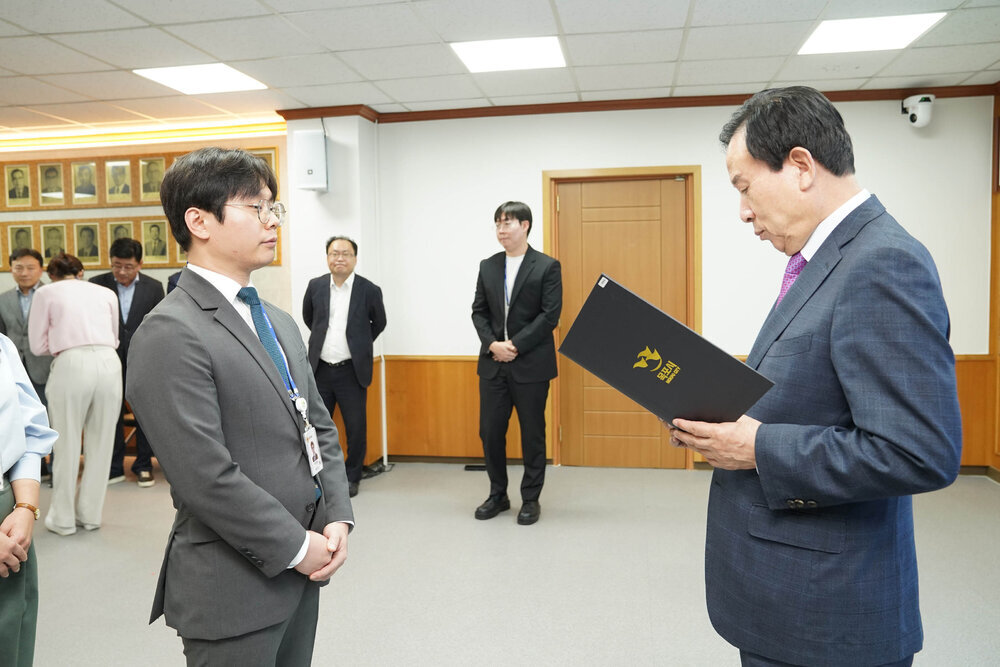 (11.01.상황실) 수시인사 임용장 교부